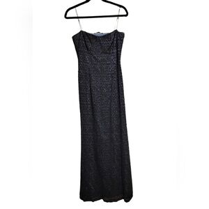 Elie Tahari Spaghetti Strap Maxi Dress